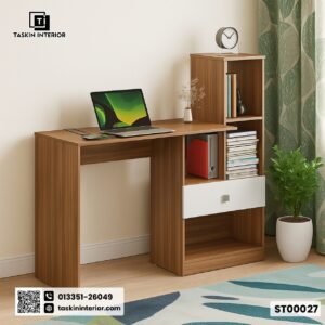 Stylish Study Table with Storage – By Taskin Interior